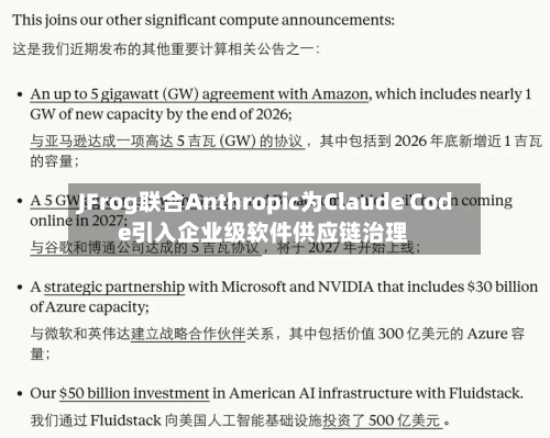 JFrog联合Anthropic为Claude Code引入企业级软件供应链治理-第3张图片