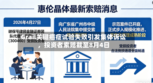 Grail关键癌症试验失败引发集体诉讼，投资者索赔截至8月4日-第2张图片