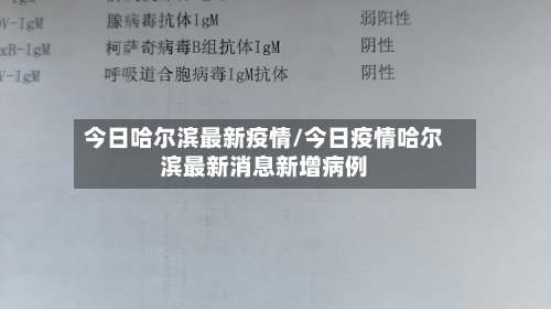 今日哈尔滨最新疫情/今日疫情哈尔滨最新消息新增病例-第2张图片