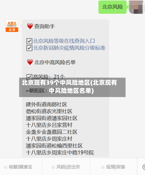 北京现有39个中风险地区(北京现有中风险地区名单)-第2张图片