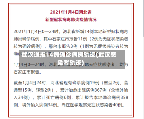 武汉通报14例确诊病例轨迹(武汉感染者轨迹)