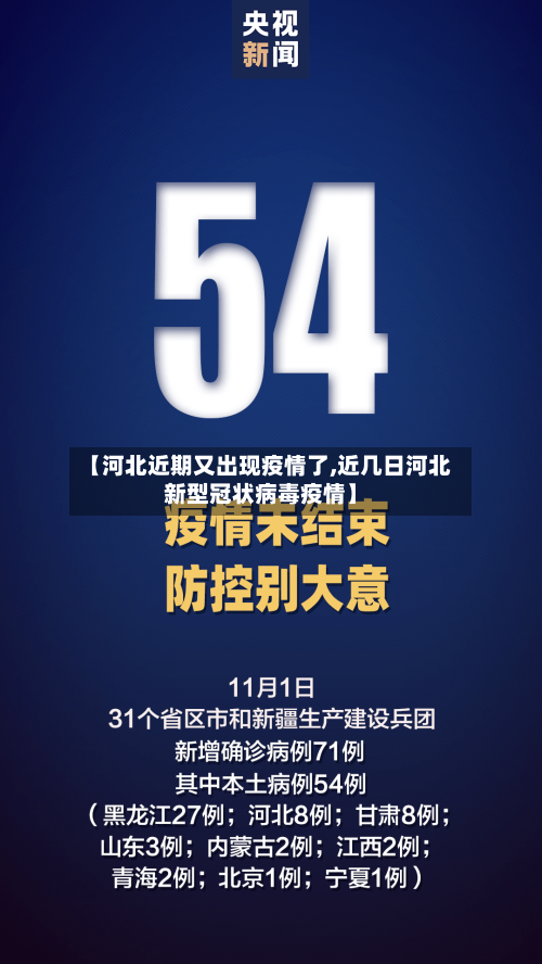 【河北近期又出现疫情了,近几日河北新型冠状病毒疫情】