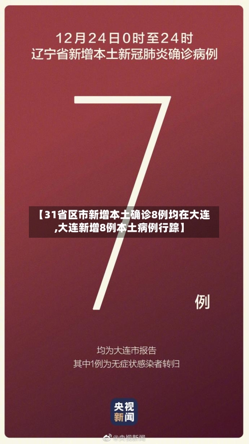 【31省区市新增本土确诊8例均在大连,大连新增8例本土病例行踪】-第2张图片