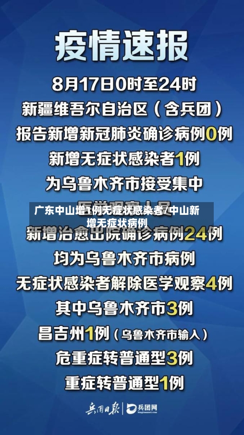 广东中山增1例无症状感染者/中山新增无症状病例-第2张图片