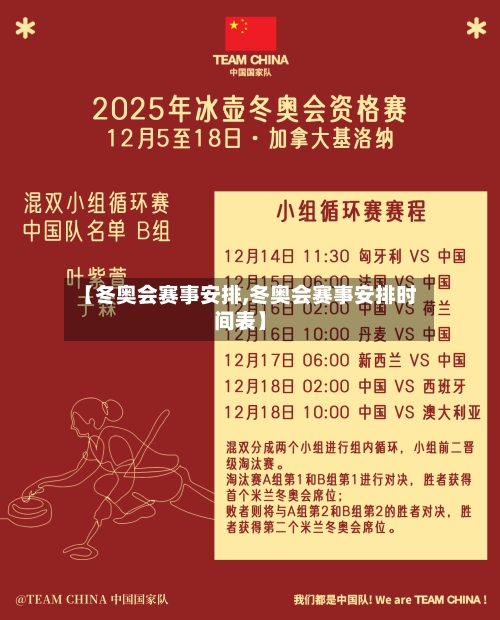 【冬奥会赛事安排,冬奥会赛事安排时间表】-第2张图片