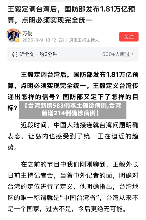 【台湾新增583例本土确诊病例,台湾新增214例确诊病例】-第2张图片